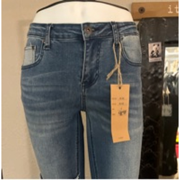 NWT size small women’s denim blue jeans by orange fashion village Canada - Picture 3 of 14